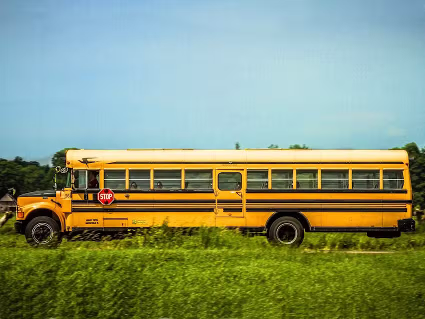 Amerikaanse schoolbussen verhuurbedrijf