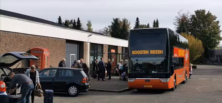 Boosten Reizen verzamelplaats/opstapplaats