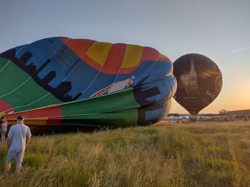 Luchtballon opstijg locatie