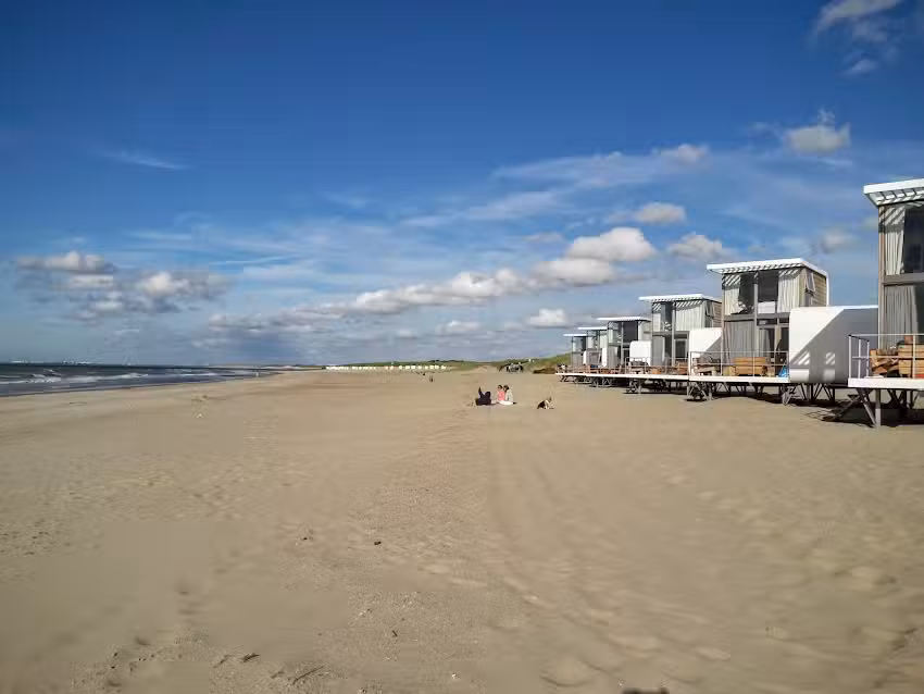 Strandweelde, Strandhuisjes Nieuwvliet-Bad