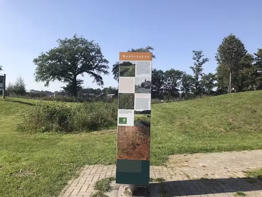 Toegangspoort &lsquo;Wedbroeken&rsquo; Nationaal Park Drentsche Aa