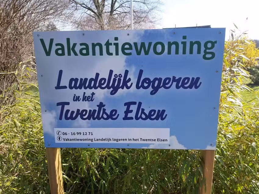 Vakantiewoning landelijk logeren in het Twentse Elsen